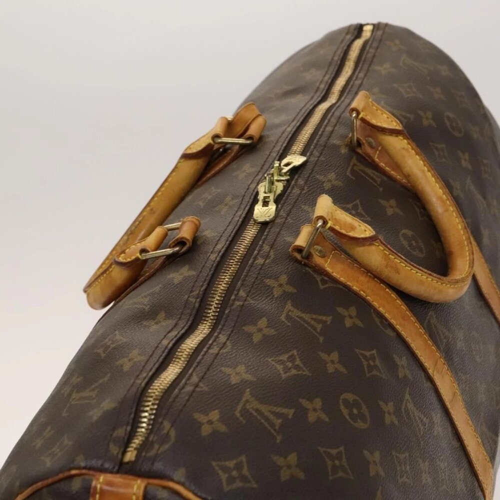LOUIS VUITTON Monogram Keepall Bandouliere 50 Boston Bag M41416 LV Auth 125289 - Picture 7 of 16